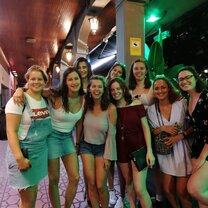 Some of the many Au Pairs I met!