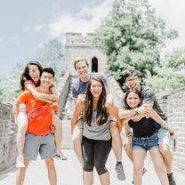 Friendly Piggybacks at the Great Wall