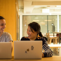 Pair programming and a laugh