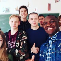 The very friendly and humorous young learners in Dnipro