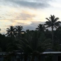 Sunset in Fiji 