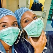 Surgery selfie