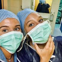 Surgery selfie