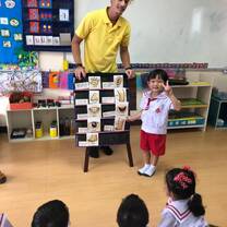 Teaching at the school 