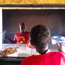 Lunch time at Lokusero Secondary School