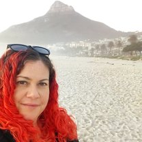 VACorps intern at the beach
