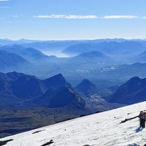 Hiking the most active volcano in Chile.