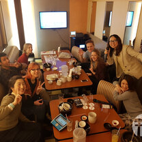 Karaoke with Meiji Students