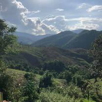 Beautiful views from GVI base in the village.