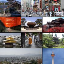 Kyoto cityscape Kyoto Montage