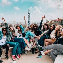 Here is a photo at Park Guell in Barcelona, for sure a must visit if in Barcelona.