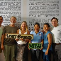 Group of Spanish Students with their teacher at Casco Antiguo Spanish School Group of Spanish Students with their teacher at Casco Antiguo Spanish School