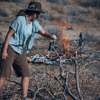 Burning non-indigenous vegetation