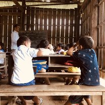 Students in Romeas Haek Primary