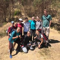 The GVI volunteers 
