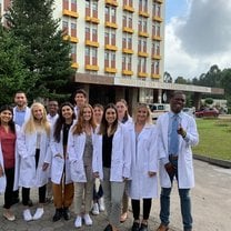 My fellows and I on our first day at the hospital.