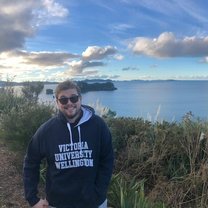 VUW hoodie in coromandel peninsula 