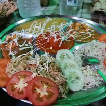 Thali for dinner to Agra