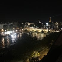 What life in Paris looks like at night.