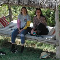 Chilling in the afternoon after mapping Rhinos 
