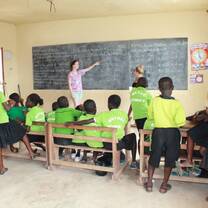 Teaching volunteering in Ghana