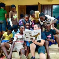 Reading to the kids