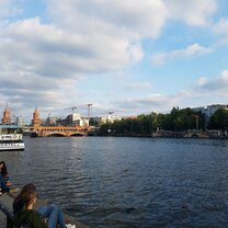 Behind East-side Gallery