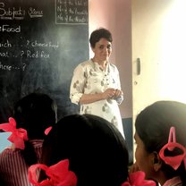 Teaching in a school