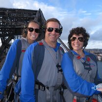 This is from the Sydney Bridge Climb which was, by far, one of the coolest things I got to do with my parents. The views that you get are amazing.