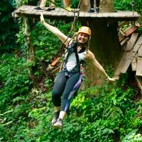 Zip lining