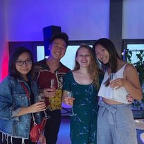 With my friends at the iX farewell event