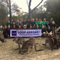 a family photo at the end of our amazing adventure together at walkabout wildlife park!!