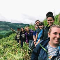 My last elephant hike of the programme whereby we reached a beautiful viewpoint AND got to see two elephants at once !
