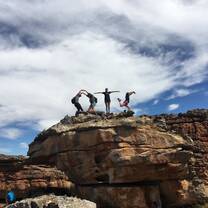 A group photo at the Wolfberg Crags