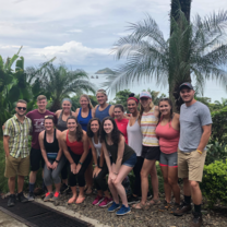 Our group of 18 DPT students
