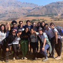 Our group in the Drakensberg mountains.