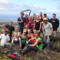 Volunteers in the Galapagos Islands