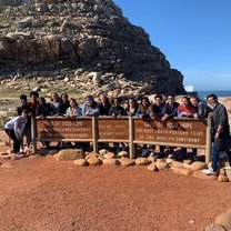 Our group in the southernmost tip of South Africa