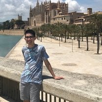 Me in front of the famous cathedral, La Seu.