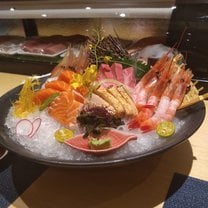 A platter of sushi 