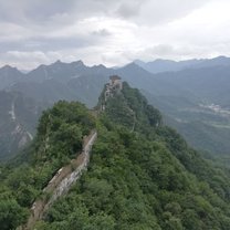Hiked along a wild section of the wall.