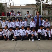 First grade students Our six year old students kept us very busy!