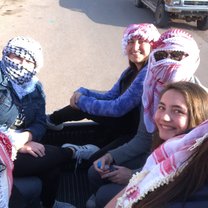 These shmags helped keep the sand out of our eyes at Wadi Rum. 