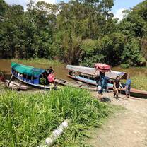 We got to travel in the same boats that they use. Very hospitable but not too touristicky