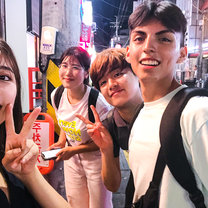 Left to Right. Hayoung, Suryeon, Yukihiro, Me