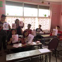 Teaching lessons at school