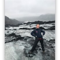 During this glacier hike we saw first hand the harmful effects of global warming.