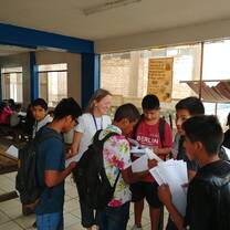 Volunteering with youth in Peru