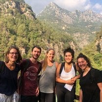 Weekend hiking trip in the mountains of Lebanon
