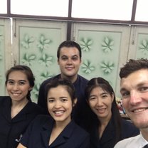 Meeting the Thai teachers at our new school.